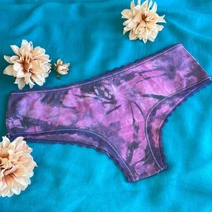Black and Purple Tie Dye Panty